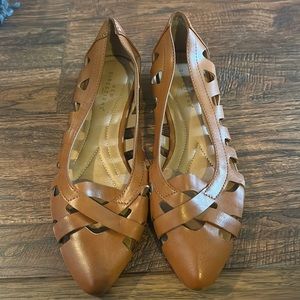 New Directions tan flats